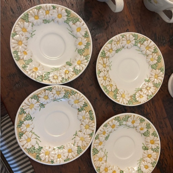 Poppy Trail By Metlox Vintage Daisy 21 Pc  Bowl/tea Set Made In California 1073 - Picture 4 of 11